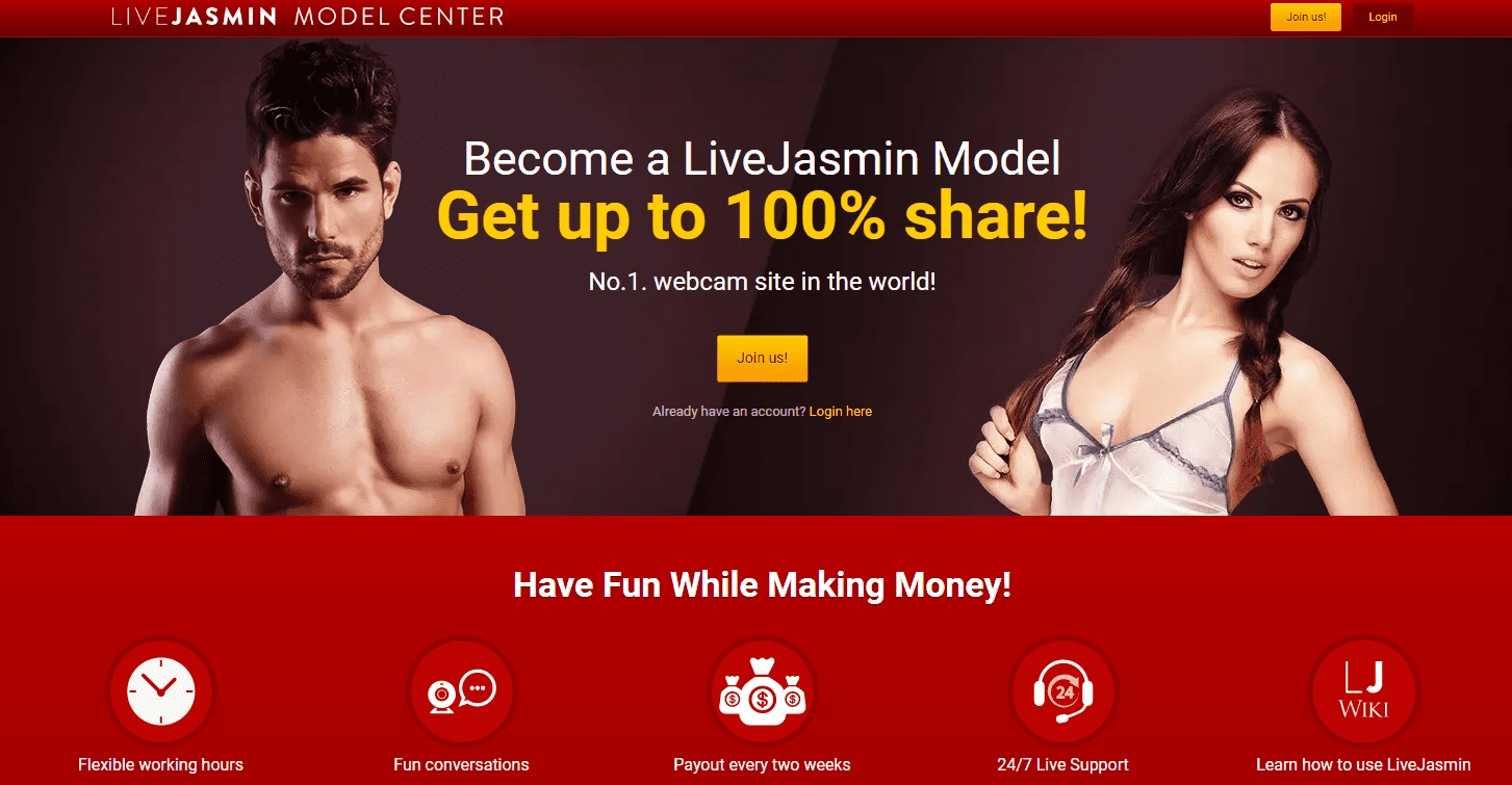 Сайт Livejasmin для работы вебкам моделью