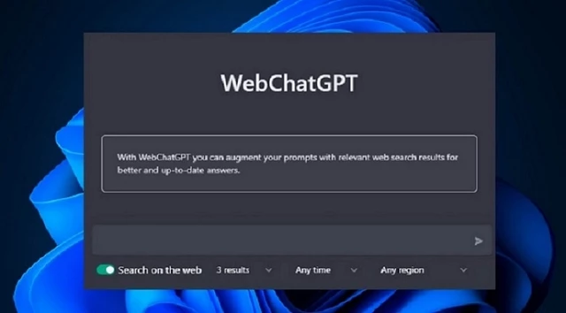 WebChatGPT помогает чат-боту актуализировать данные