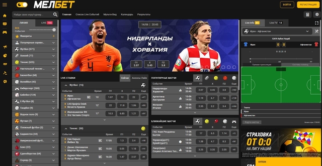 букмекерская контора melbet.ru - краткий обзор российской БК