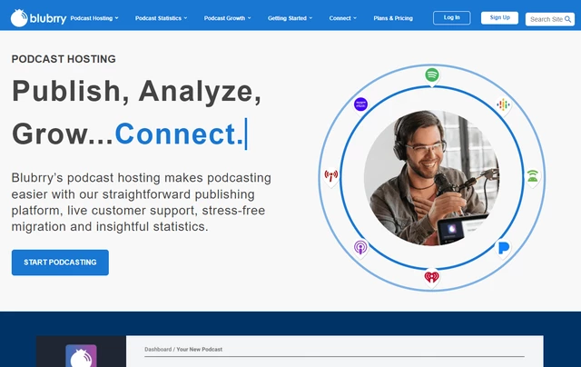 Blubrry - podcast-hosting, работающий с 2005 года