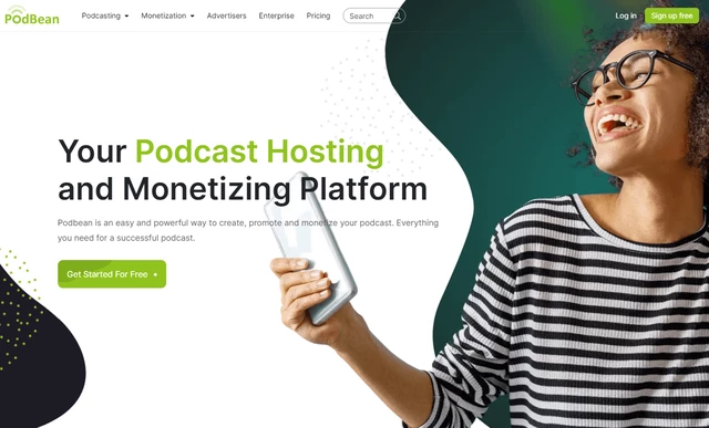 бесплатный тариф PodBean подразумевает бесплатную загрузку 5 часов аудио контента в месяц