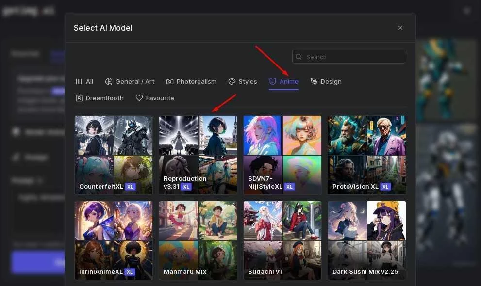 anime model
