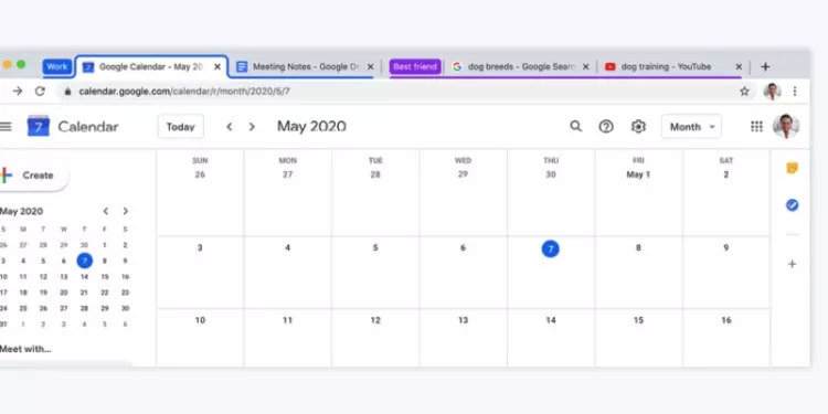 В Google станет доступна опция группировки вкладок