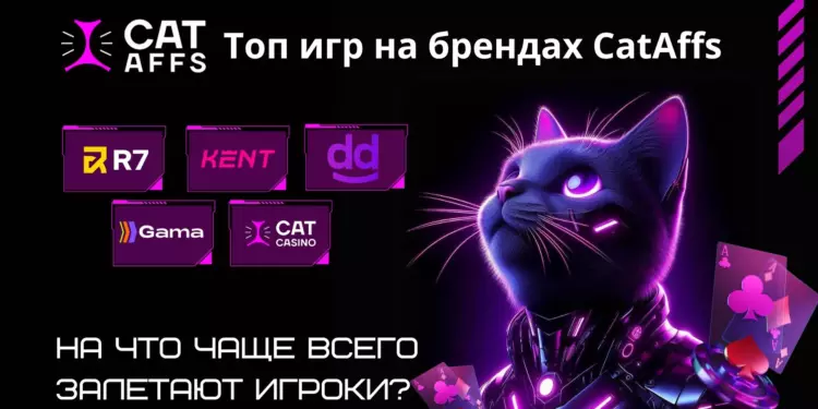 Топ игр на брендах CatAffs. На что чаще всего залетают игроки?