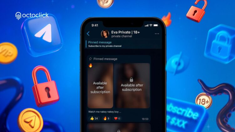 Приватные каналы в Telegram это отличный способ монетизировать порно контент
