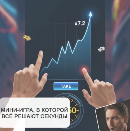 Пример того, как может выглядеть crash-игра