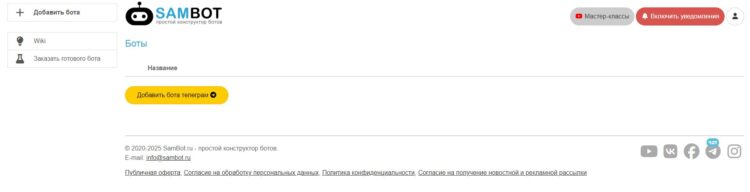 На текущий момент личный кабинет активирован, но возможности открыты еще не все