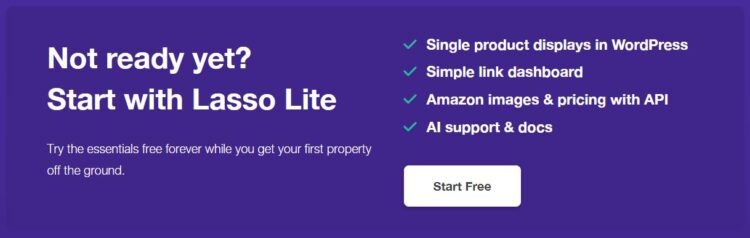 Lasso.co предлагает всем пользователям бесплатный тариф сразу после регистрации на сайте