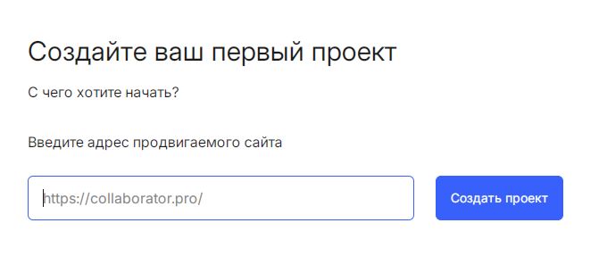 Первым делом после регистрации заказчик должен разместить ссылку на продвигаемый ресурс