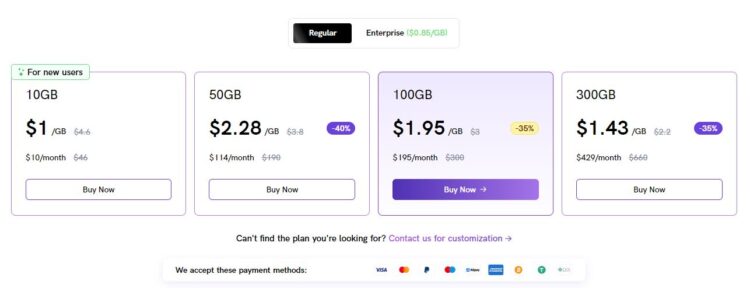 Приобрести трафик в novada.com можно разными платежными системами