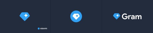 Обновленный логотип Gram